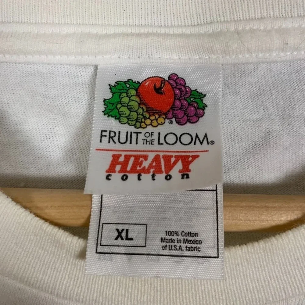 Vintage Fruit of the Loom Airwaves Woodie Car Beach Scene T-Shirt Men's XL